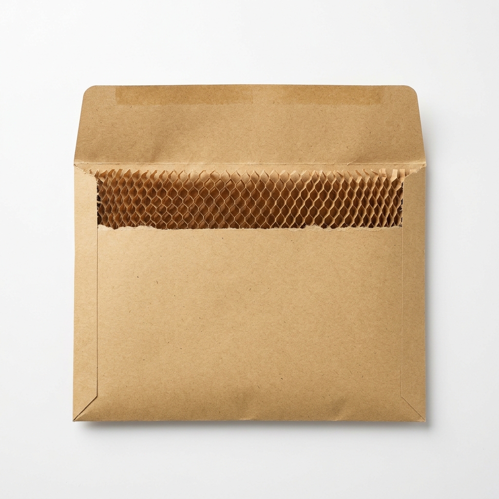Honeycomb paper mailer for e-commerce dispatch